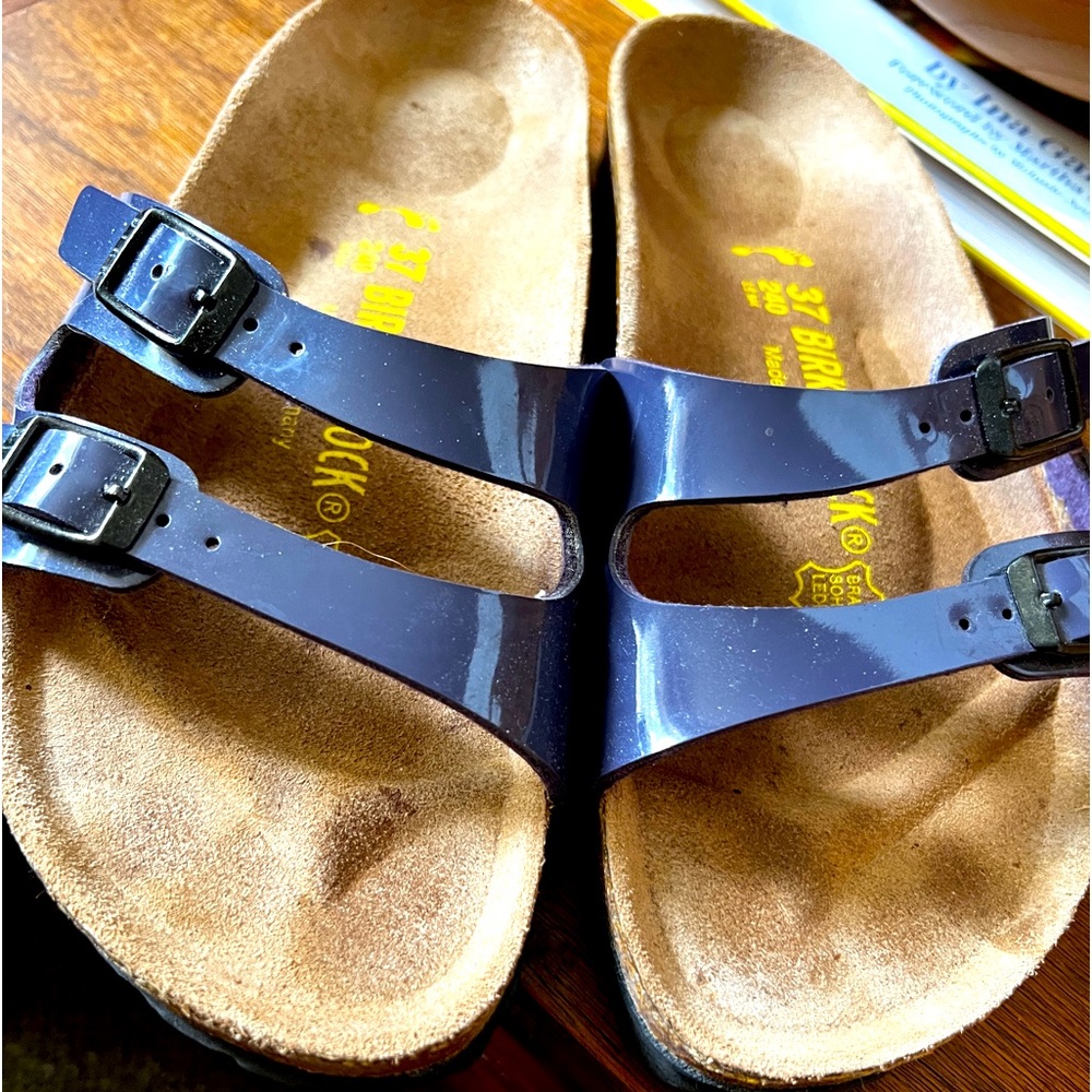 Plum Patent Birkenstocks * Size 6/36